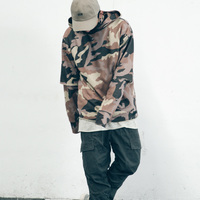 SEASON 2 KNY WEST DESIGN CAMO LONG SLEEVED HOODIE SWEATSHIRTS - Thumbnail 2