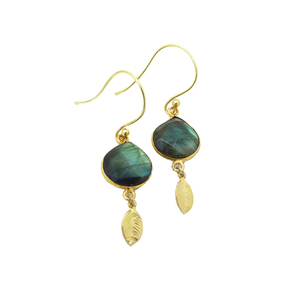 Felini Labradorite Earrings - Thumbnail 1
