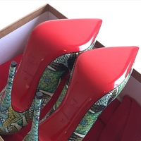 CHRISTIAN LOUBOUTIN "So Kate" Python Pumps - Thumbnail 4