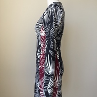 ELIZABETH & JAMES "Mailyn" Palm Leaf Print Bodycon Dress - Thumbnail 2