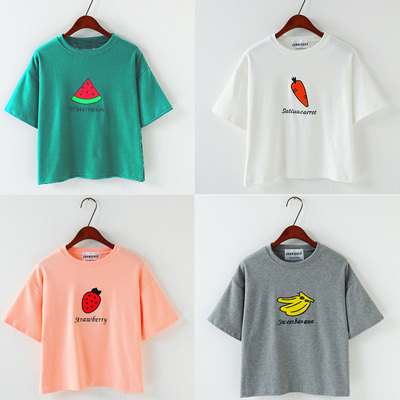 Fruit banana  watermelon t-shirt
