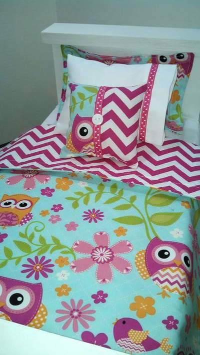 18" Doll Bedding Owl Doll Bedding for American Girl Dolls