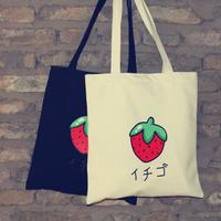Harajuku Strawberry Canvas Shoulder Bag - Thumbnail 1