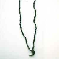 Bamboo Strung Church Seed Necklace - Thumbnail 1