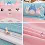 Harajuku cute cat linen quilt family of four-1