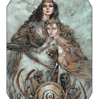 "Harpy (Sirin and Alkonost)" by Jeremy Hush  - Thumbnail 1