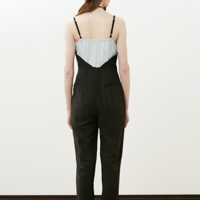 EUROPEAN BRAND ONE MORE STRIPED DESIGN CASUAL JUMPSUIT 11KE520609 - Thumbnail 1