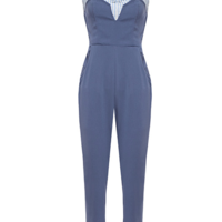 EUROPEAN BRAND ONE MORE STRIPED DESIGN CASUAL JUMPSUIT 11KE520609 - Thumbnail 4