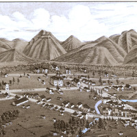 Buena Vista, Colorado in 1882 - Bird's Eye View Map, Aerial map, Panorama, Vintage, Antique map, Reproduction, Fine Art, Wall Art, History - Thumbnail 3