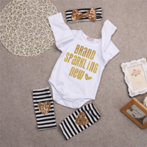 Brand Sparkling New Onesie, Legwarmers and Headband 3 Piece Set