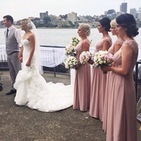 long bridesmaid dress,chiffon bridesmaid dress,cheap bridesmaid dress,custom bridesmaid dress,BD143604 - Thumbnail 1