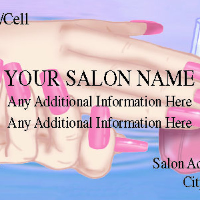 Nail hands #45 - click to view entire card