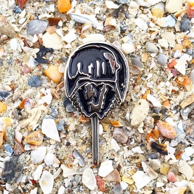 Horseshoe crab pin