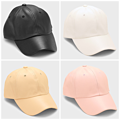 Nicole Faux Leather Cap