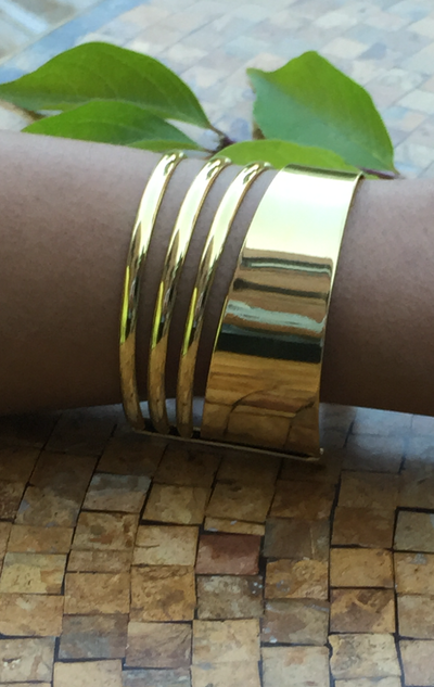 Jazmin Brass Cuff