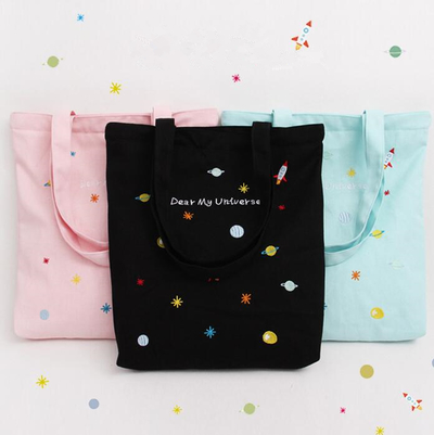 Dear My Universe Canvas Bag