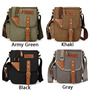 Men Canvas Designer Messenger Bag Multifunction Casual Travel Business Sports -2