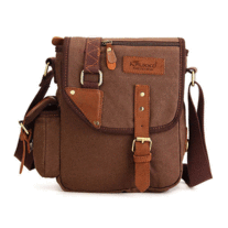 Men Canvas Designer Messenger Bag Multifunction Casual Travel Business Sports 