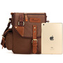 Men Canvas Designer Messenger Bag Multifunction Casual Travel Business Sports -1