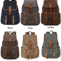 24L Retro Style Unisex Canvas Backpack Chic, Trendy! - Thumbnail 2