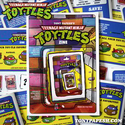 Teenage mutant ninja toy-tle zine