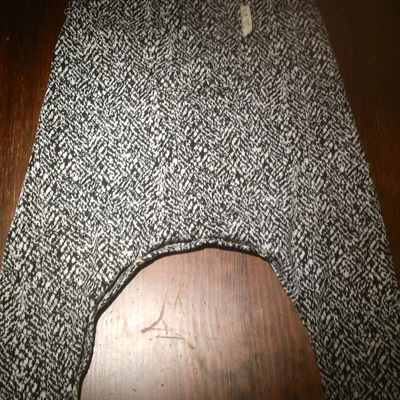 Knit sleeveless harem romper