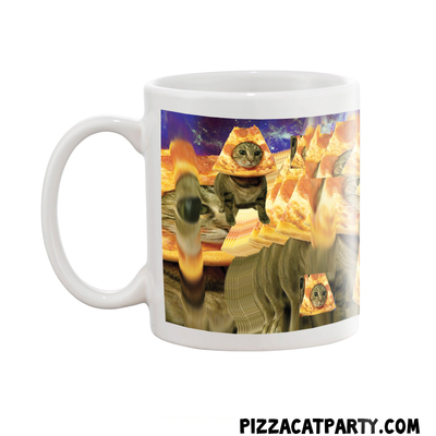Full melt pizzacat mug