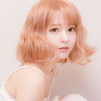 PA99886 Golden Pinky Orange Lolita Wig