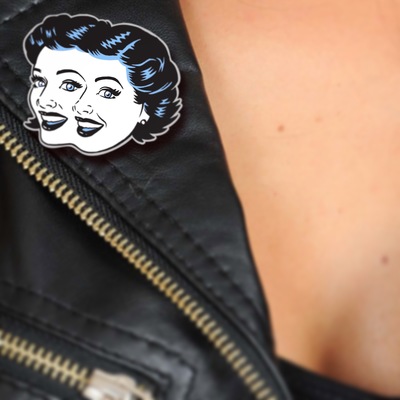 Janus Girl Enamel Pin