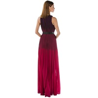 Gradient Red Evening Dress - Thumbnail 2