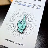 Turned Up Enamel Pin - Thumbnail 1