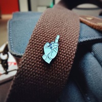 Turned Up Enamel Pin - Thumbnail 3