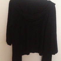 "Mudd" black hoodie