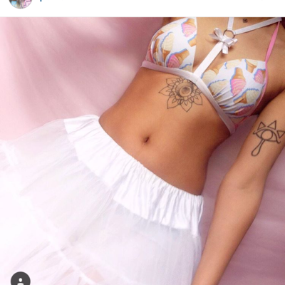 White cutiepie harness