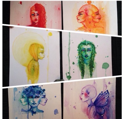 Rainbow Portrait Set oo2