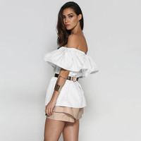 Off Shoulder Top - Thumbnail 1