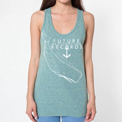 Future destination whale tank-tri green