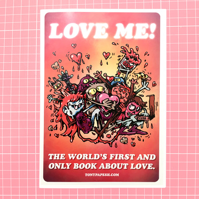 "LOVE ME / LOVE ME NOT" zine.