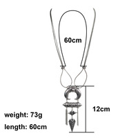 Long Sweater Chain Tassel Necklaces Fashion Chain - Thumbnail 2