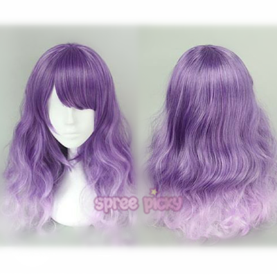 Purple lolita long curly hair wig sp166372 - Thumbnail 2