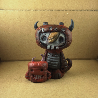 Zombie monster boy w/monster friend