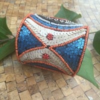 Southwestern Beaded Cuff - Thumbnail 1