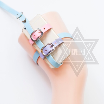 Phone harness garter belt