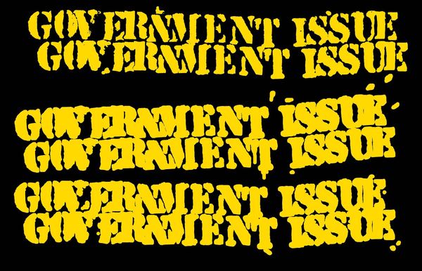 Government Issue - "3 Up" Sticker