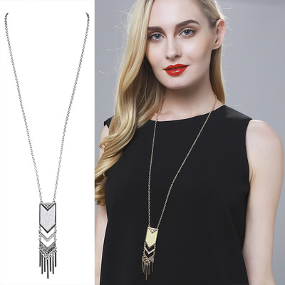 Women Sweater Chain Fashion Necklaces Jewelry