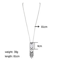 Women Sweater Chain Fashion Necklaces Jewelry - Thumbnail 3