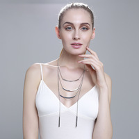 Women Fashion Chain Necklaces Jewelry - Thumbnail 1