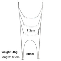 Women Fashion Chain Necklaces Jewelry - Thumbnail 2