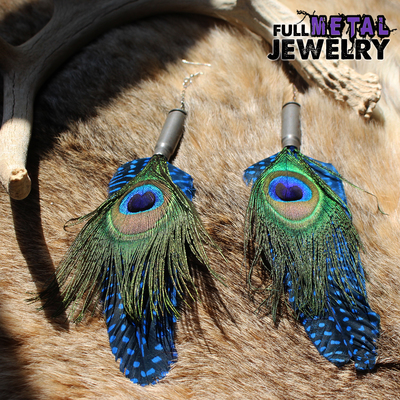 Bullet peacock feathers