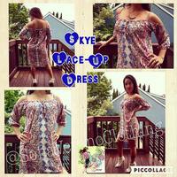 Skye Lace-Up Dress - Thumbnail 2